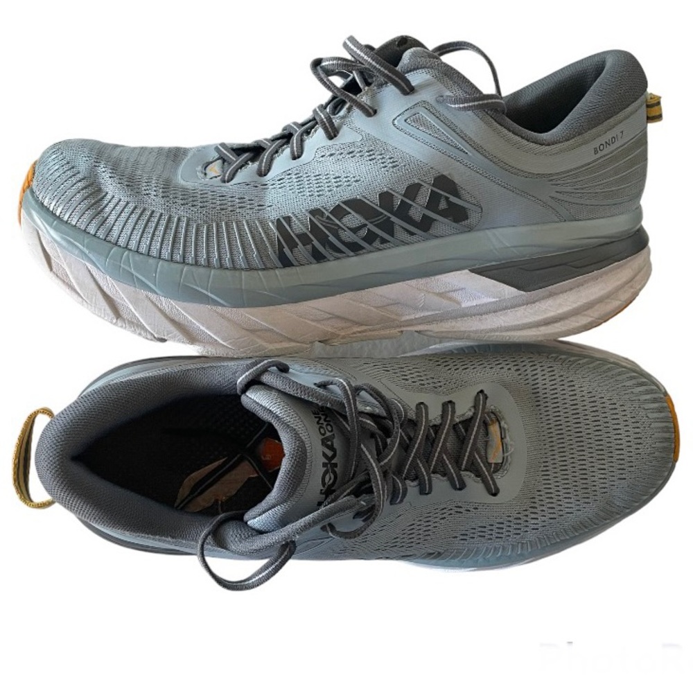 Hoka One One Bondi 7 Light Blue Sneakers/ US 11.5